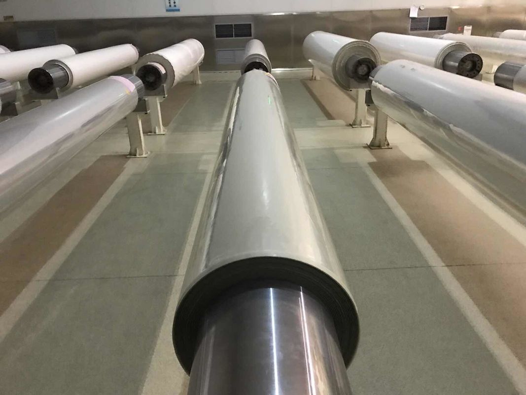 Película encogedora PETG de 6 pulgadas para envases de peso bruto único de 1000 kg de PET/PE o PET/VMPET/PE