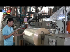 Película de la etiqueta de la manga del encogimiento del PVC del 55% para las etiquetas del encogimiento